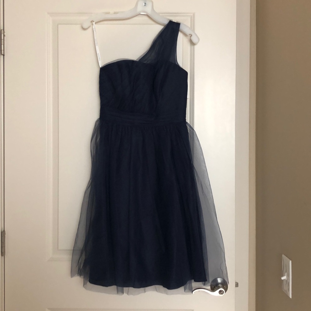 David’s Bridal Off the Shoulder Formal Dress